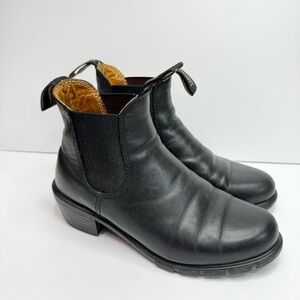 Blundstone 1671 Black Heeled Boots Womens US 7.5 AUS 4.5 Leather